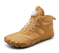 GLDFW Bottes d'hiver parent-enfant pour homme et femme - Antidérapantes - Chaudes - Fourrure - Décontractées - Pour garçons/filles, marron, 41.5 EU