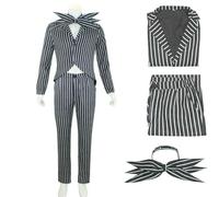 GLDFW Costume d'Halloween pour adulte L'Étrange Noël de Monsieur Jack Costume d'Halloween
