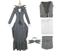 GLDFW Costume d'Halloween pour adulte L'Étrange Noël de Monsieur Jack Costume d'Halloween