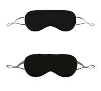 GLDFW Masque de sommeil pour les yeux style coréen en soie glacée chaud et froid à double usage réglable Bloque la lumière Masque respirant pour les yeux
