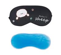 GLDFW Masque en gel pour les yeux, poches de glace, sac de refroidissement, masque de sommeil, cache-œil froid relaxant, apaisant