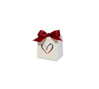 GLDFW Mini boîte à bonbons pour la Saint-Valentin et boîte cadeau de vacances, décorée avec des cœurs estampés chauds, créant une atmosphère festive