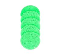 GLDFW Outil de démaquillage rond pour visage Éponge en pâte de bois naturel Compresse de cellulose Éponge de lavage du visage