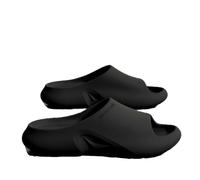 GLDFW Sandales tendance pour homme Grande taille Intérieur Extérieur Pantoufles antidérapantes Casual Maison Chaussures classiques EVA Pantoufles Chaussures de plage, Noir , 42 2/3 EU