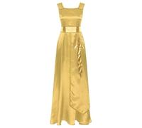 GLDFW Tunique de louange soyeuse pour femme - Costume de célébration d'esprit, chorale, culte - Bretelles larges - Robe débardeur lyrique