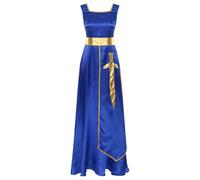 GLDFW Tunique de louange soyeuse pour femme - Costume de célébration d'esprit, chorale, culte - Bretelles larges - Robe débardeur lyrique