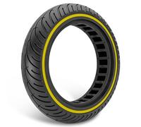 GLDYTIMES Pneu de scooter 8,5 pouces 8 1/2 pneus solides pour Xiaomi Mi Pro2/Pro/M365/AOVOPRO Roues de rechange Pure Scooter avant/arrière anti-explosion Pièce de pneu jaune