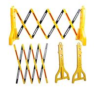 GLDYTVF Barrière Extensible avec Bande réfléchissante, barrière de sécurité Pliable, barrière de Circulation, barrière de Blocage des Zones restreintes, barrière de contrôle des foules po