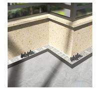 GLDYTVF Caniveau de Drainage Robuste avec Grille, système de Drainage extérieur pour Jardin et terrasse, Grille de gouttière Durable 7 x 5 cm pour patios et exploitations agricoles, Solution de gest
