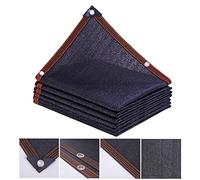 GLDYTVF Filet d'ombrage Noir avec Un taux d'ombrage de 90 à 95% pour se protéger du Soleil et préserver Son intimité. Voile d'ombrage rectangulaire de 10 x 10 m pour Jardin, terrasse, Patio ou BALC