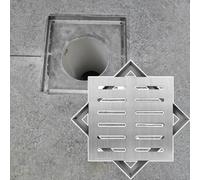 GLDYTVF Grilles d'évacuation en Acier Inoxydable 600 x 200 x 30 mm - Solutions d'évacuation pour Cuisine et Salle de Bain - Grilles Robustes pour Usage résidentiel et Commercial