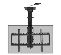GLDYTVF Support de Sol pour téléviseur - Fixation électrique au Plafond ou au Mur, pour téléviseurs de 32 à 75 Pouces, entraxe des Trous de Fixation inférieur à 600 x 400 mm, Trois Modes d