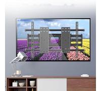 GLDYTVF Support Mural pour téléviseur de 70 à 120 Pouces - Support de Fixation TV, Double Articulation pivotante et inclinable à 6 Bras