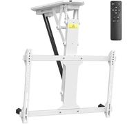 GLDYTVF Support Mural pour téléviseur, Support de Plafond électrique pour téléviseurs, Grand Support motorisé Rabattable pour Toit incliné, Support Mural pour téléviseur Plasma/incurvé (BL