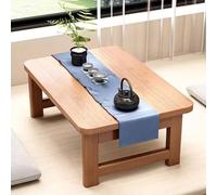 GLDYTVF Table Basse Pliante de Style Japonais pour Petits espaces, idéale pour la décoration du Salon ou comme Table Basse pour Salle de réception ou Tapis Tatami (Couleur : Naturel, Dimensions : 60