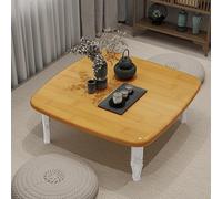 GLDYTVF Table Basse Pliante Japonaise Vintage Portable, Table d'appoint pour café et thé, 61 cm (24 Pouces), Design en Bois, idéale pour Le Salon et la Salle à Manger, Parfaite pour Les Petits espac