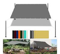 GLDYTVF Voile d'ombrage rectangulaire imperméable 2,8 x 3,6 m avec cordelette Offerte. Résistante aux intempéries, Elle Bloque Le Soleil et est idéale pour Le Camping, la Plage, la terrasse ou Le po