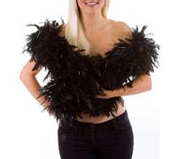Gleader Boa de plumes - noir - ideal pour les soirees festives