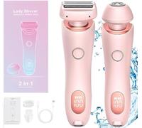 Gleam Pro 3.0 Shaver for Women, Aurabody Shaver, Beautibloom Razor, SilkGlide Pro - 2024 Best Silk Glide Razor, Livora Electric Razor, Aura Body Shaver, Eviay Premium Shaver (Pink)