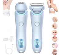 Gleam Pro 3.0 Shaver for Women by Women, SilkGlide Pro - 2024 Best Silk Glide Razor, Portable 2 in 1 Smooth Shave Pro, Suitable for Sensitive Areas (Blue)