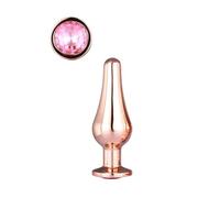GLEAMING LOVE ROSE GOLD PLEASURE PLUG S