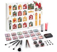 Gleamkid Calendrier de l'Avent 2025 - Calendrier de l'Avent de qualité supérieure avec 24 moments de beauté, calendrier de Noël avec produits de maquillage tels que le brillant à lèvres