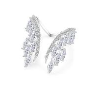 GleaMora Aile d’Anges réglable Bague éblouissante Bague avec CZ bagues de Doigt à la Mode pour Les Femmes Bijoux de Mariage Cadeau de la Saint-Valentin