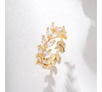 GleaMora Bague en Forme de blé de Luxe léger pour Les Dames personnalité à la Mode Bague élégante Anniversaire Anniversaire Bijoux d’Anniversaire