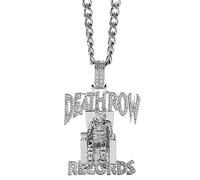 GleaMora Prisonnier avec zircon pendentif collier unisexe ins style punk hip hop collier bijoux lumière luxe anniversaire cadeau d’anniversaire