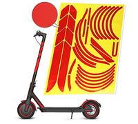 Gleamydot Autocollant Trotinette Electrique pour Stickers Scooter XiaoMi Mi M365 PRO 2/1S Mijia Accessoire Trottinette Essential (Rouge)