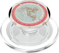 Gleason's New Standard Map of The World Carte du Monde Globe PopSockets PopGrip pour MagSafe