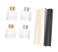 GLEAVI 1 Ensemble Bouteilles pour Aromathérapie de Diffuseurs Décoratifs Bâtonnets Design Élégant Diamant Parfait pour Maison Spa Événements