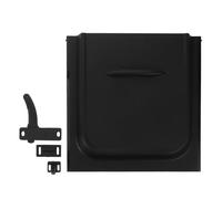 GLEAVI 1 Ensemble de Serrure de Porte de Caravane avec poignée, Panneau résistant aux UV, Protection de Porte moustiquaire, Housse de Protection pour caravanes, Camping-Cars, Noir