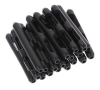 GLEAVI 10 Paires D’embouts Antidérapants en Silicone Noir pour Lunettes, Coussinets D’oreille Confortables, Accessoires de Fixation pour Usage Quotidien et Activités Sportives