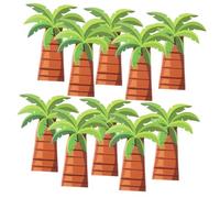 GLEAVI 10 Pièces Bonbonnière palmier faire la fête fournitures de fête à thème d'été paille Feuilles Aloha Party Favors Boîtes faux décoré cotillon hawaii faveur du parti hawaïen Papier