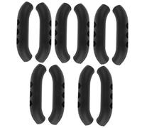 GLEAVI 10 pièces Housse de Poignée Antidérapante Plastique Lot de Protection Thermique Résistante Haute Température Compatible Casseroles Poêles Fonte Poignées de Casserole et Sauteuse