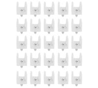 GLEAVI 100 Clips de Fixation en Plastique pour Rubans LED 5050 5730 Clips de Serrage Légers et Flexibles Vis M3*12 Installation Sécurisée pour Décoration Intérieure la Cuisine et