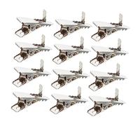 GLEAVI 100 Pièces Clips de Décoration Multi Usage pour Noël Supports pour Ornements de Sapin et Clips Crocodile et Résistants