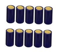 GLEAVI 100 Pièces Heat Shrink Sealing Caps For Wine Bottles Thickened Capsules With Tear Off Tab Flexible Bottle Seal For Freshness Maintenance Couleur Aléatoire