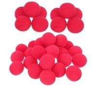 GLEAVI 100 pièces Nez de Clown Éponge Rouge Accessoires Cosplay Circus pour Anniversaires et Halloween