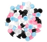 GLEAVI 100pièces Mini Chapeaux De Clown Plastique Décoratifs pour Bricolage Assorties pour Décoration De Noël Et Projets