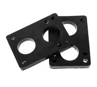 GLEAVI 10mm Rehausseurs de Skateboard Antichoc 2 Pièces PU | Amortissement des Chocs, Effet de Surélévation, Installation Facile, , pour Planche et Skate