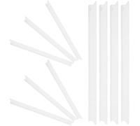 GLEAVI 10pcs Recharge de Raclette en Silicone pour Remplacement à Vitre, Accessoires de Nettoyage, Bande de Rétention Souple et Résistante pour Surface Lisse