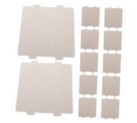GLEAVI 12 Pièces Couvercle Mica pour Micro Ondes Accessoire de Remplacement pour Four à Micro Ondes Plaques Isolation Mica de Réparation