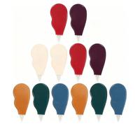 GLEAVI 12 Pièces Kit de Ruban Correcteur Blanc Compact en Plastique