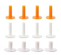 GLEAVI 12 Pièces Tee de Golf D'entraînement en Caoutchouc Portable | Lot de Trois Tailles 88mm, 70mm et 60mm, Forme Intérieure Aléatoire, Facile à Transporter Couleur Aléatoire