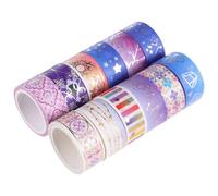 GLEAVI 12 Rouleaux Ruban Adhésif Décoratif pour Scrapbooking pour