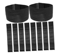 GLEAVI 15 Pièces Brassard de deuil Arm Band brassards Bande de deuil Groupes de Football Brassard Groupes de Bras de Football Porte-Badge de Polyester Noir