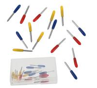 GLEAVI 15 Pièces de Fraises de Rechange pour Traceurs de Découpe Vinyle - Lames à 30°, 45° et 60° pour Découpeuses de Lettres et Machines à Graver - Outil de Coupe Précis pour Films,