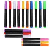 GLEAVI 16 Marqueurs à Craie Liquide Effaçables pour Tableau Lumineux Led, Pointe Fine, Plastique Solide, pour Décoration de Fête ou Enseignement en ouleur Couleur Aléatoire